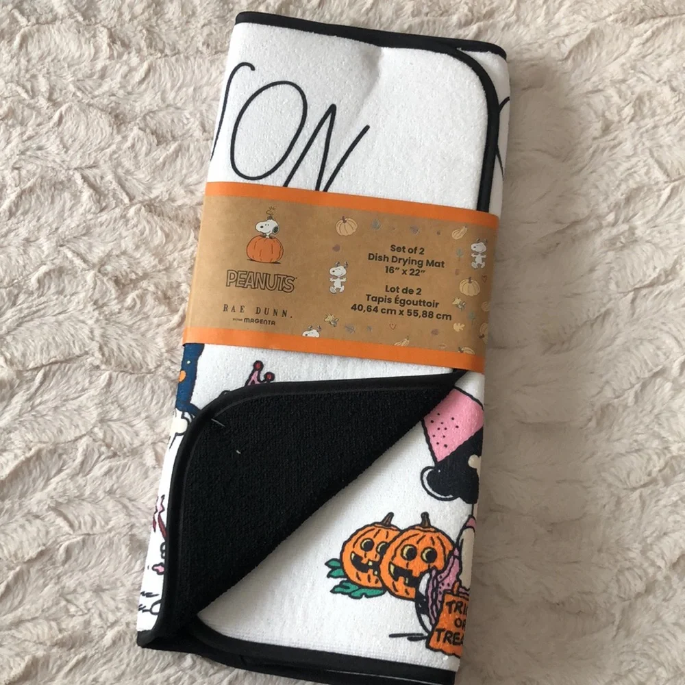 Peanuts Halloween Pirate Charlie Brown Drying Mats
